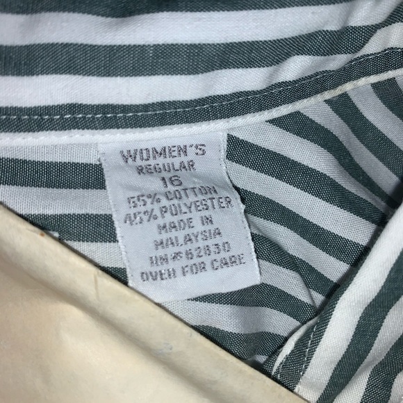 Lands end women’s button up shirt size 16 - Picture 3 of 4